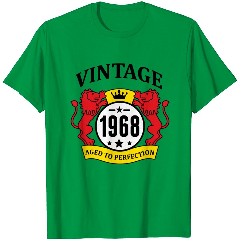 T-Shirt Vintage 1968 Vieilli à la Perfection pour Hommes — T-shirts pour hommes