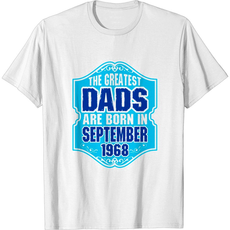 Les Plus Grands Papas Sont Nés En Septembre 1968 T-Shirt pour Hommes — T-shirts pour hommes