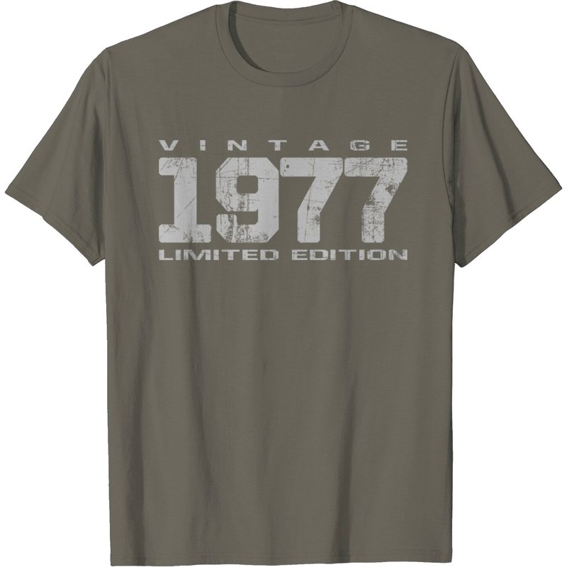 T-Shirt Édition Limitée Vintage 1977 pour Hommes — T-shirts pour hommes