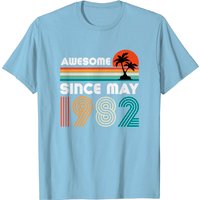 T-Shirt Awesome Since May 1982 pour hommes — T-shirts pour hommes