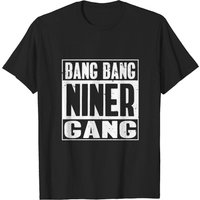 T-shirt Humor Football Bang Bang Niner Gang Bandwagon pour Hommes — T-shirts pour hommes