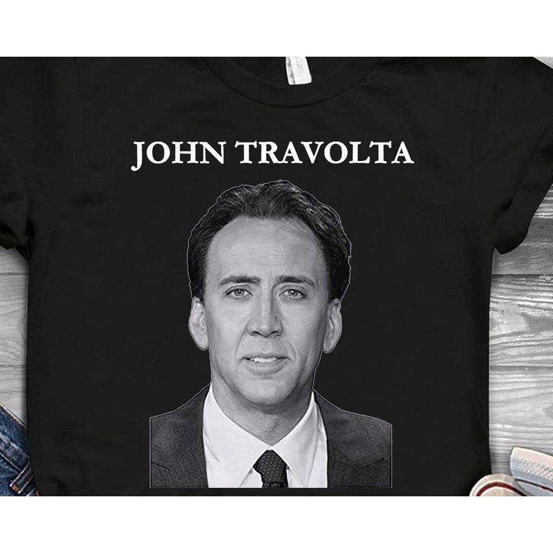 T-shirt Nicolas Cage Face Off Signé par Nicolas Cage pour Hommes — T-shirts pour hommes