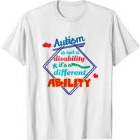 Autisme N'est Pas Un Handicap C'est Une Différente Capacité T-Shirt Pour Hommes — T-shirts pour hommes