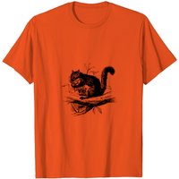 T-shirt pour hommes avec impression écureuil et gland — T-shirts pour hommes