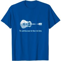 T-shirt pour hommes The Earth Has Music For Those Who Listen Guitar — T-shirts pour hommes
