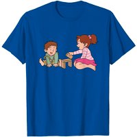 T-Shirt Enfants Jouant pour Hommes en Noir — T-shirts pour hommes