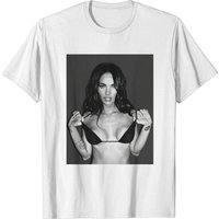 Megan Fox Hot T Shirt for Men in Black