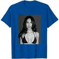 T-Shirt pour Hommes Megan Fox en Noir — T-shirts pour hommes