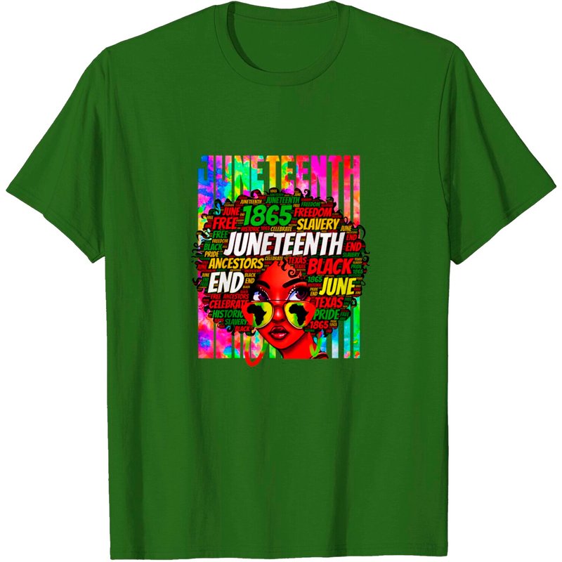 Junenth Freedom Day African American T-Shirt for Men — Mens T Shirts