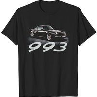 T-Shirt Turbo 993 pour hommes en noir — T-shirts pour hommes