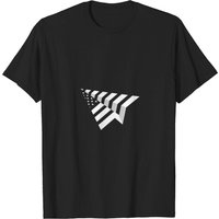 T-shirt en avion en papier Paper Plane Usa pour hommes — T-shirts pour hommes
