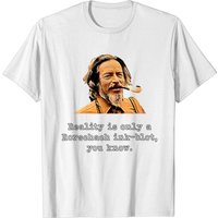 Alan Watts Quote Print Reality Is Only A T-Shirt for Men
