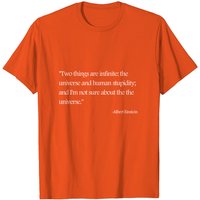 T-Shirt Albert Einstein Human Stupidity pour hommes