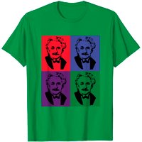 Albert Einstein T Shirt for Men in Black — Mens T Shirts