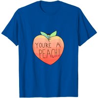 T-Shirt You're A Peach pour hommes en noir — T-shirts pour hommes
