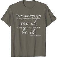 T-shirt pour hommes Amanda Gorman There Is Always Light — T-shirts pour hommes