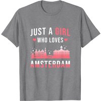 T-Shirt Amsterdam pour hommes en noir — T-shirts pour hommes