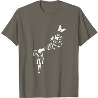 Banksy T Shirt for Men in Black — Mens T Shirts