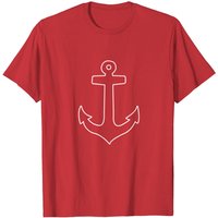 Anchor T Shirt for Men - Black — Mens T Shirts