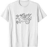 T-shirt Wessex Wyvern Dragon pour hommes - Angleterre anglo-saxonne — T-shirts pour hommes