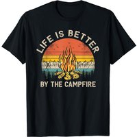 Life Is Better By The Campfire Men's T-Shirt — Mens T Shirts