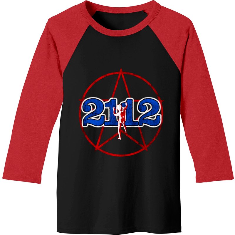 T-shirts de baseball Rush 2112 Tour 1976 pour hommes — T-shirts pour hommes
