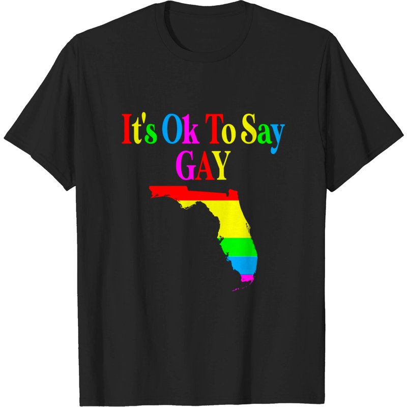 Florida It's Ok To Say Gay Shirt for Men — Mens T Shirts