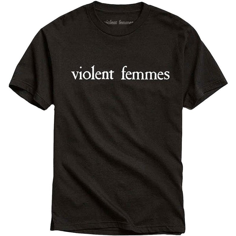 Violent Femmes Men's White Vintage Logo T-Shirt — Mens T Shirts