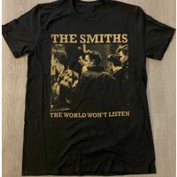 T-shirt The Smiths The World Won't Listed