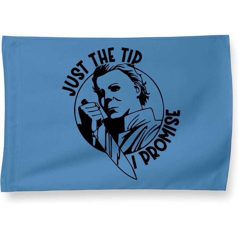Just The Tip Michael Myers House Flag — Decorative Flags