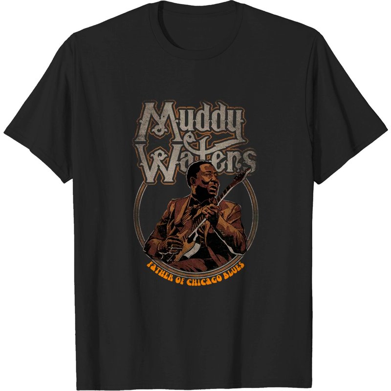 T-shirt unisexe Muddy Waters : Père du Chicago Blues pour hommes — T-shirts pour hommes