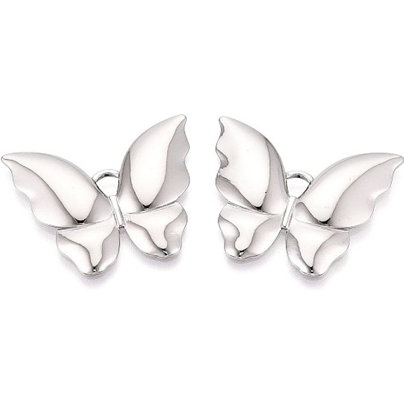 Pendants Papillon en Acier Inoxydable 304 avec Trou — Breloques et pendentifs