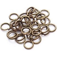 Anneaux ouverts en métal, bronze antique, 4x0.5mm, 200pcs — Accessoires pour bijoux