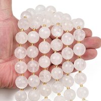 Natural Quartz Crystal Beads Strands with Seed Beads, 15-16mm — Jewelry Beads