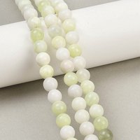 Brins de Perles de Jade Naturel, Rond, 8.5mm, 45pcs/brin — Perles à bijoux