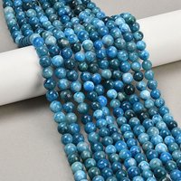 Natural Apatite Beads Strands, Round, 8.5-9mm, Hole 0.8mm — Jewelry Beads