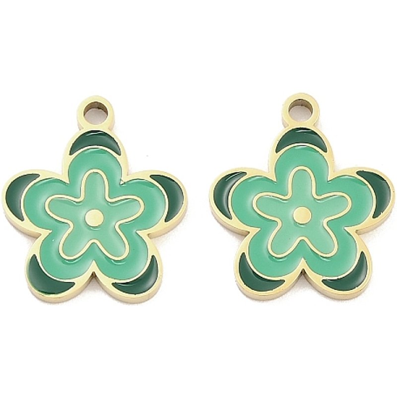 Pendentif en Acier Inoxydable 304 avec Plaquage en Or 14K — Breloques et pendentifs