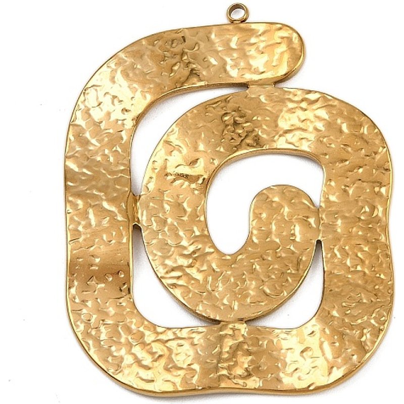 Pendentifs Vortex en Acier Inoxydable 304, Gros Pendentifs Dorés — Breloques et pendentifs