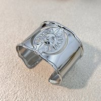 Bracelet Cuff en Acier Inoxydable 304 pour Femmes - Design Soleil