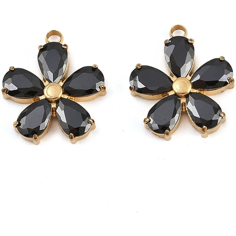 Charms en Acier Inoxydable avec Plaquage en Or 18K — Breloques et pendentifs
