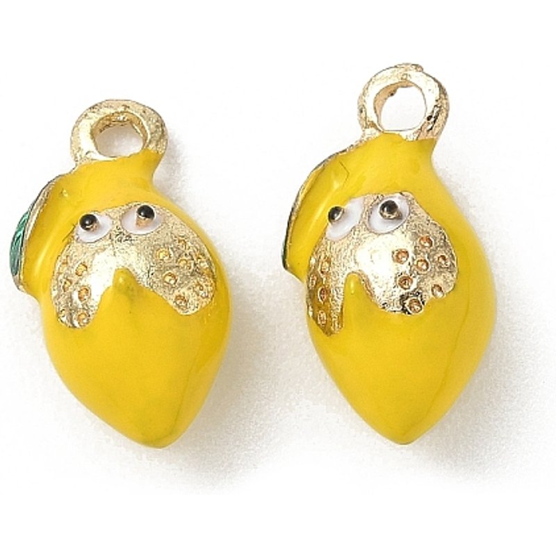 Pendentif en Émail Alliage Or Clair, Sans Cadmium, Nickel et Plomb — Breloques et pendentifs