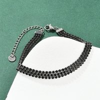 Bracelet en Acier Inoxydable 304 avec Strass pour Femmes — Bracelet Femme