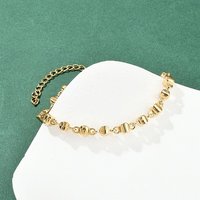 304 Stainless Steel Link Bracelet for Women, 22K Gold Plated — Bracelet Women
