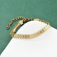 Bracelet en Acier Inoxydable 304 à Maillons Ovales pour Femmes — Bracelet Femme