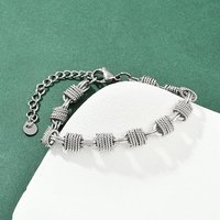 Bracelet en Chaîne en Acier Inoxydable 304 pour Femmes, Ovale, 7-1/8 pouces