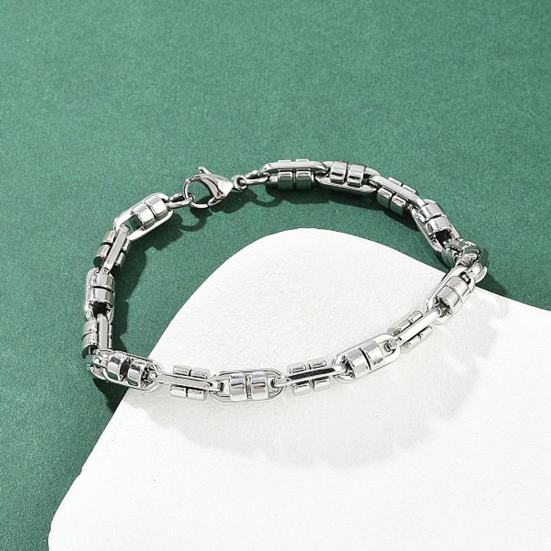 304 Stainless Steel Link Chain Bracelet for Women, Oval Design — Bracelet Women