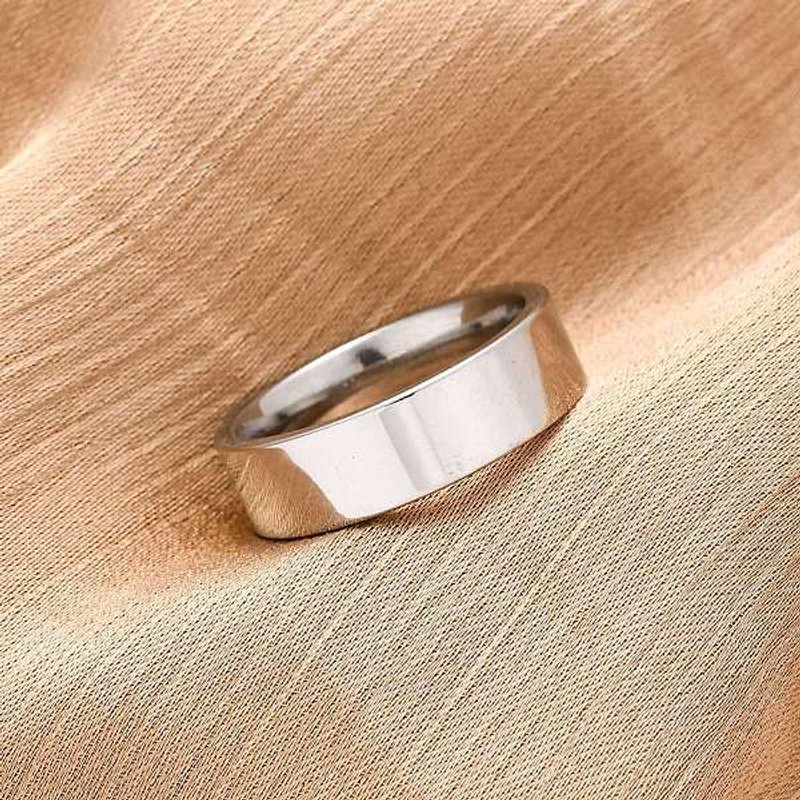 Bague Large en Acier Inoxydable 201 avec Revêtement PVD — Bijoux fantaisie