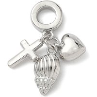 Charms Dangle en Laiton Micro Pave Zirconia Cubique Clair — Perles à bijoux