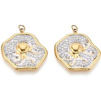 Pendentif Octopus en Acier Inoxydable 304 avec Plaquage en Or 18K