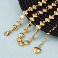 Collier Chaîne en Acier Inoxydable 304 avec Nœud Papillon pour Femmes, Doré — Collier pendentif
